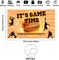 Basketball Birthday Banner It's Game Time Basketball Party Decorations Sport Theme Birthday Wall Hanging Backdrop Decor Boys Bday Photo Background 70.8 x 43.3 Inch